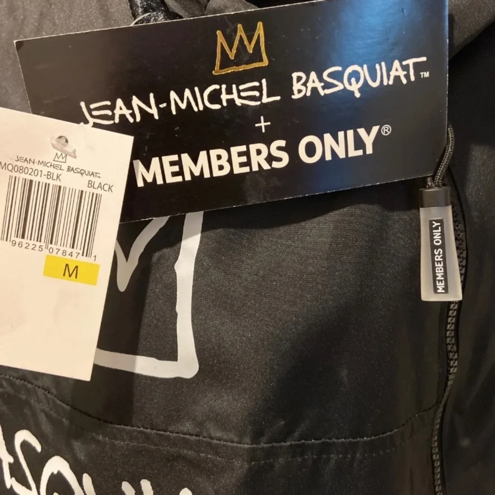 NWT Jean-Michel Basquiat Dinosaur Members Only Windbreaker Jacket - Picture 4 of 5